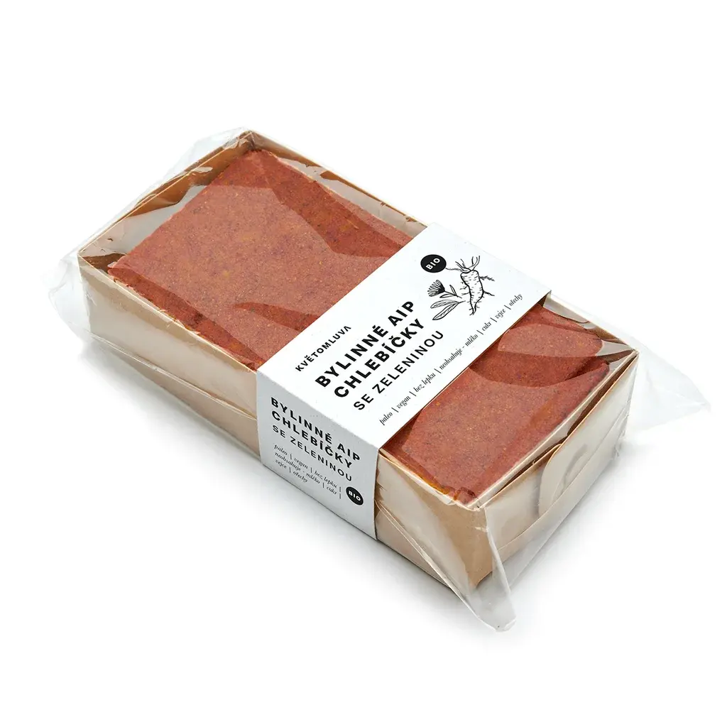 KVĚTOMLUVA Bylinné chlebíčky se zeleninou BIO (100g)