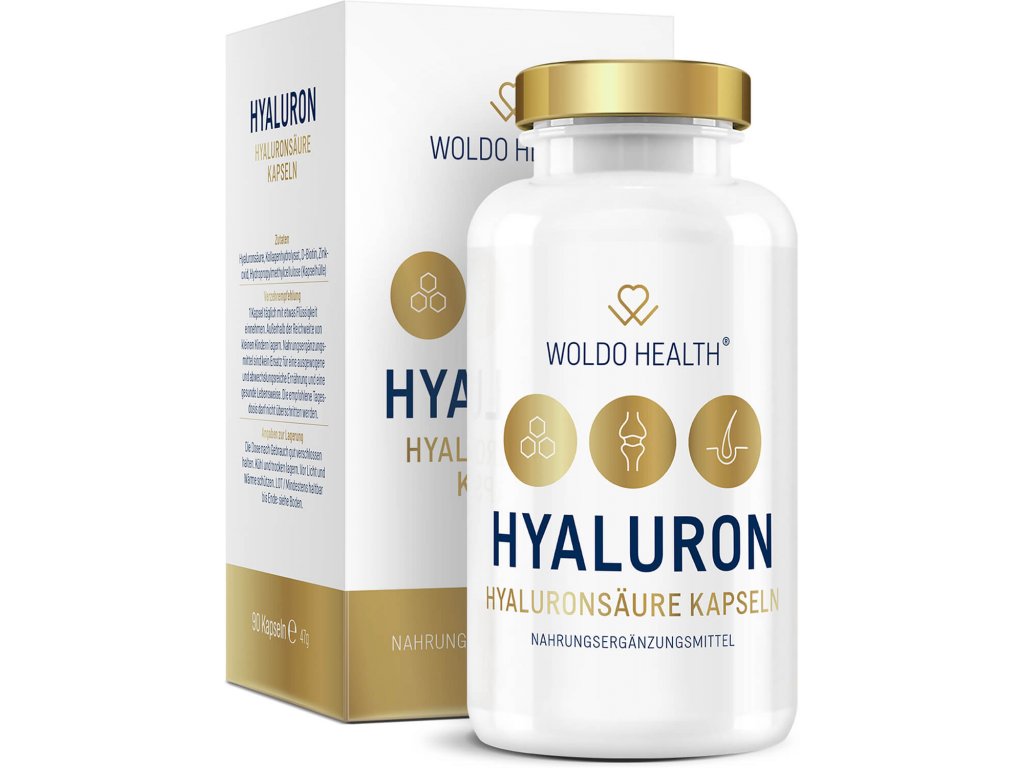 WoldoHealth® Kyselina hyaluronová (90 kapslí)