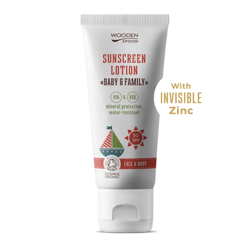 WOODEN SPOON Opalovací tělové mléko SPF 50