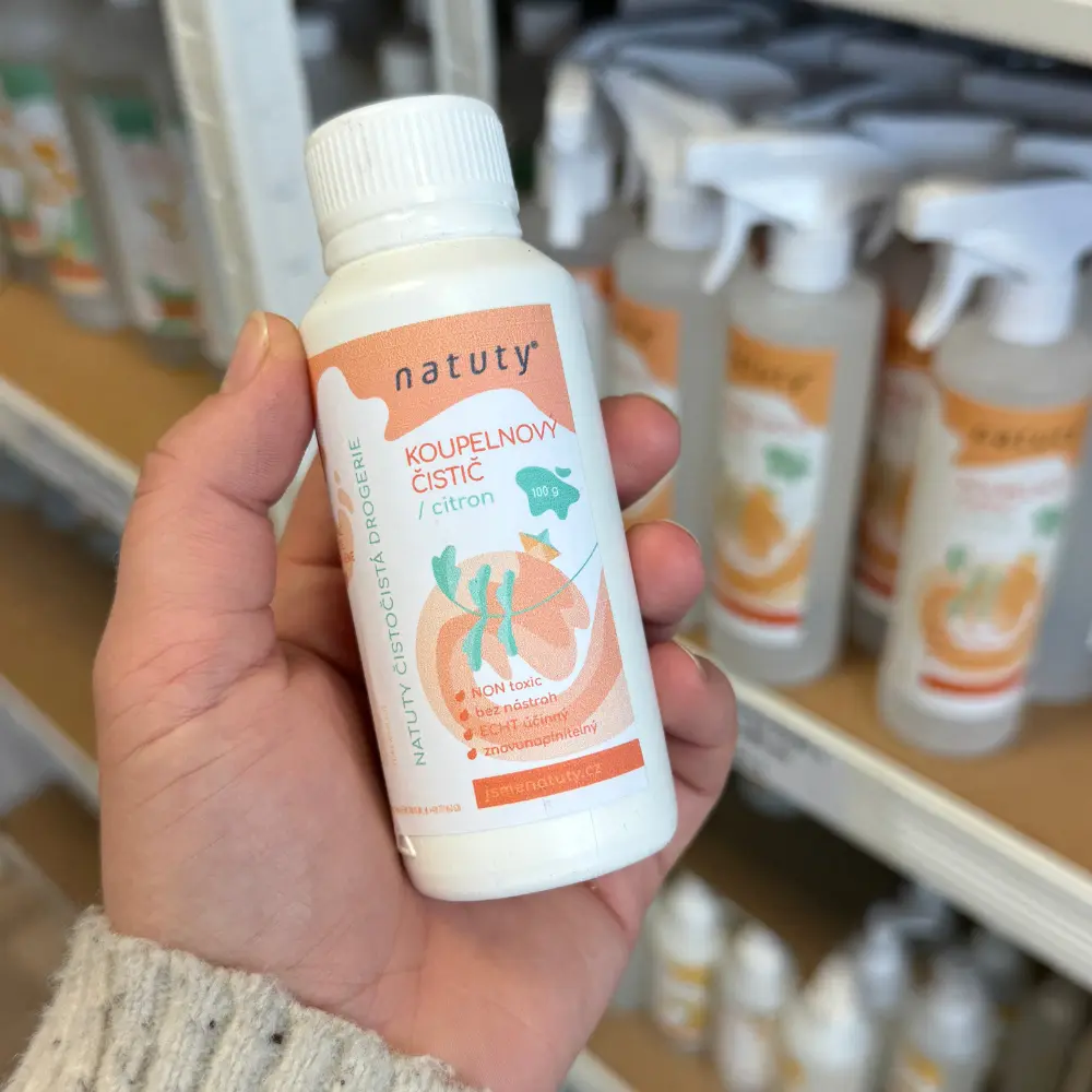 NATUTY Koupelnový čistič s vůní citronu - vzorek