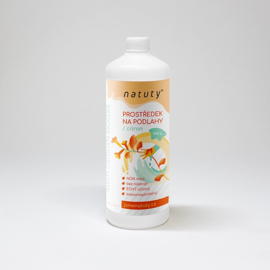 NATUTY Prostředek na podlahu s vůní citronu