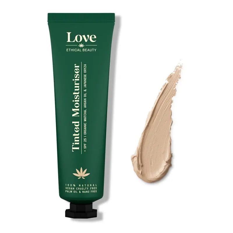 LOVE ETHICAL BEAUTY Tónující hydratační krém s SPF 25 – Medium