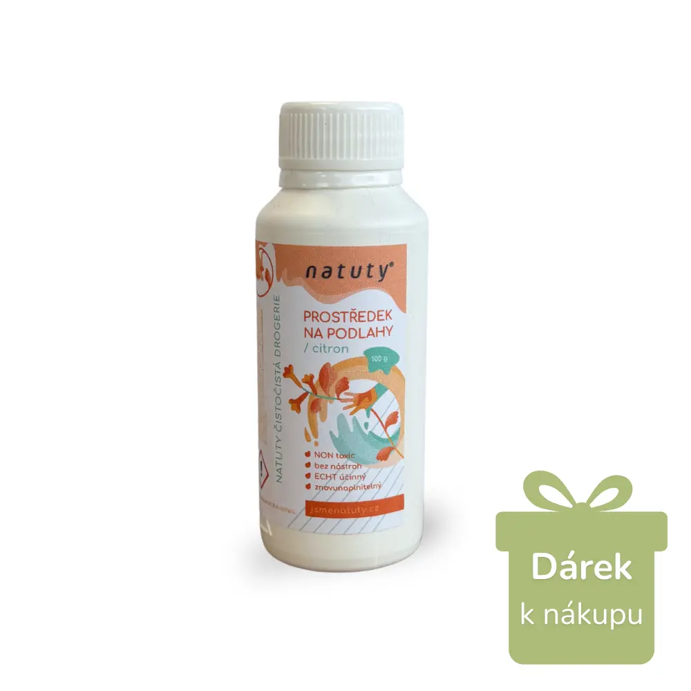 NATUTY Prostředek na podlahu s vůní citronu (100ml) (K OBJEDNÁVCE NAD 3500KČ)