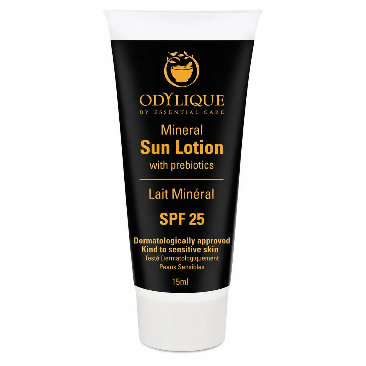 ODYLIQUE Minerální opalovací mléko SPF 25 s prebiotiky pro citlivou pokožku