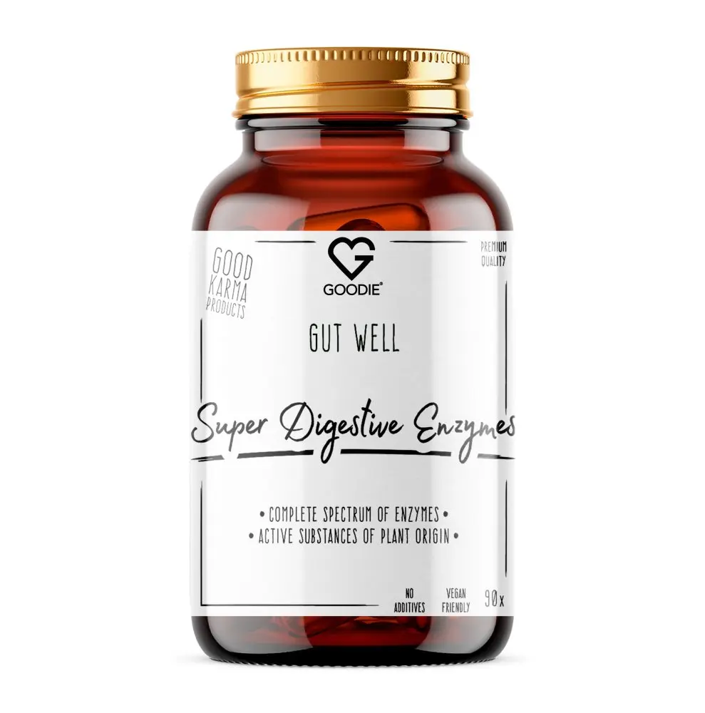 GOODIE Gut Well - Super Digestive Enzymes (90 kapslí)