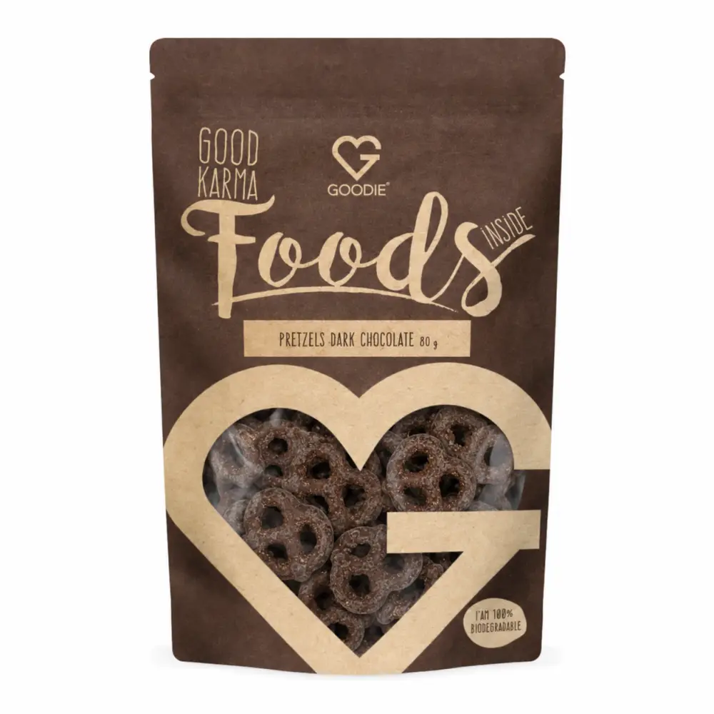 GOODIE Preclíky v hořké čokoládě (80g)