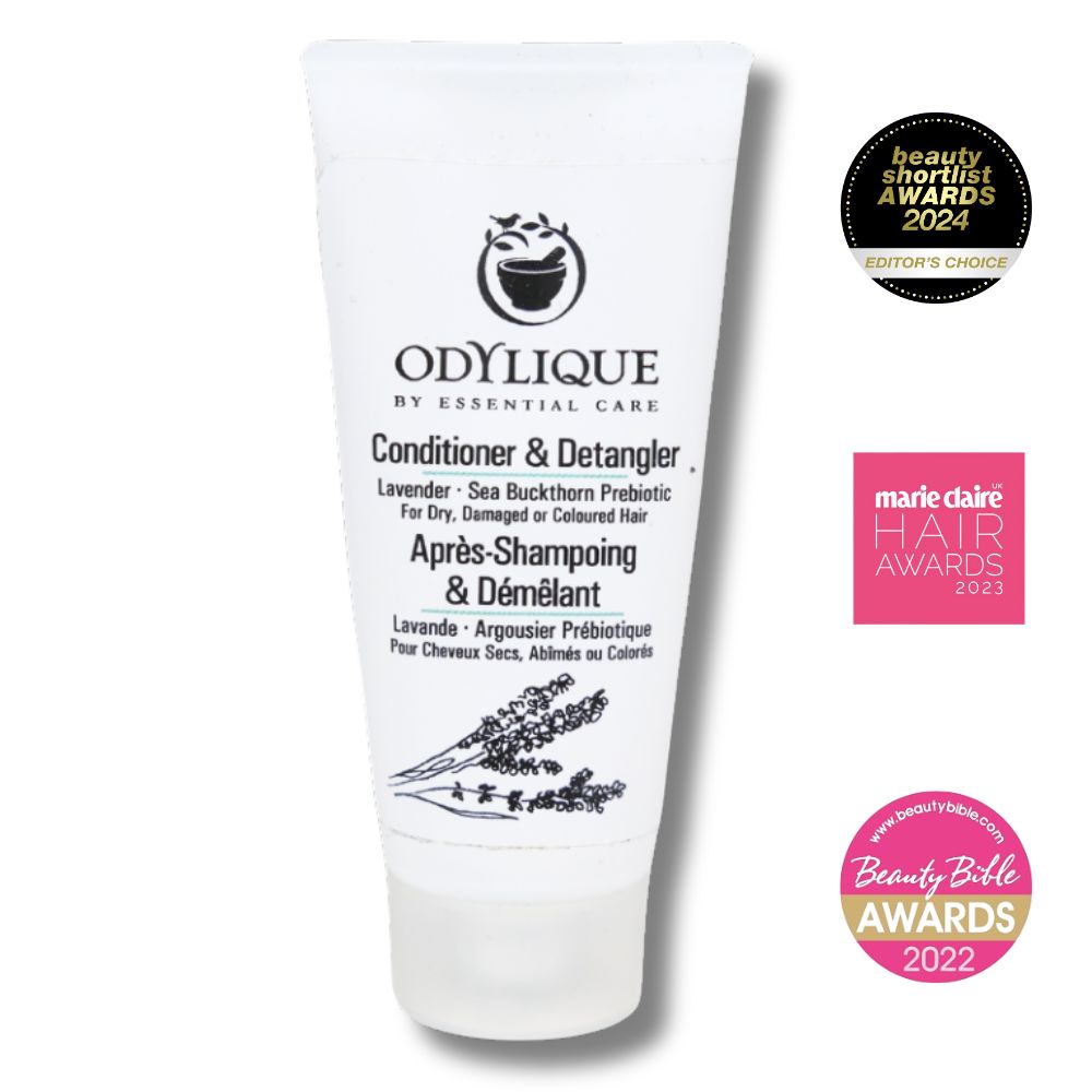 ODYLIQUE Prebiotický vlasový kondicionér pro suché a barvené vlasy LEVANDULE & RAKYTNÍK (20ml) - EXPIRACE 11/26 - SLEVA 20%