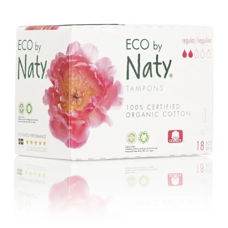 NATY Dámské ECO tampóny - regular (18ks)