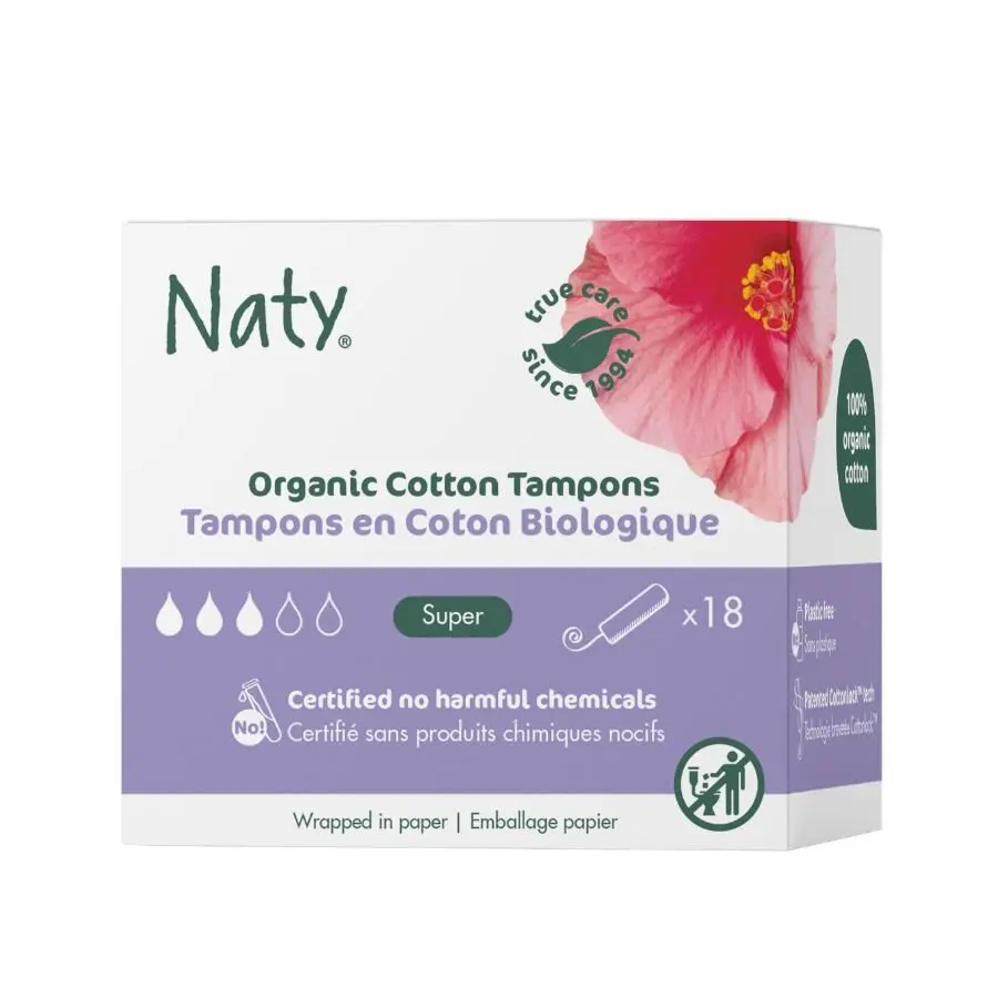 NATY Dámské ECO tampóny - super (18ks)