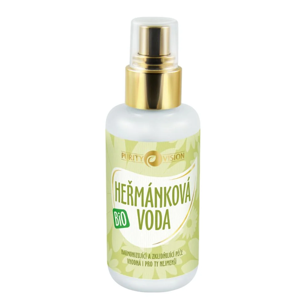 PURITY VISION Bio Heřmánková voda (100ml) - EXPIRACE 08/26 - SLEVA 10%