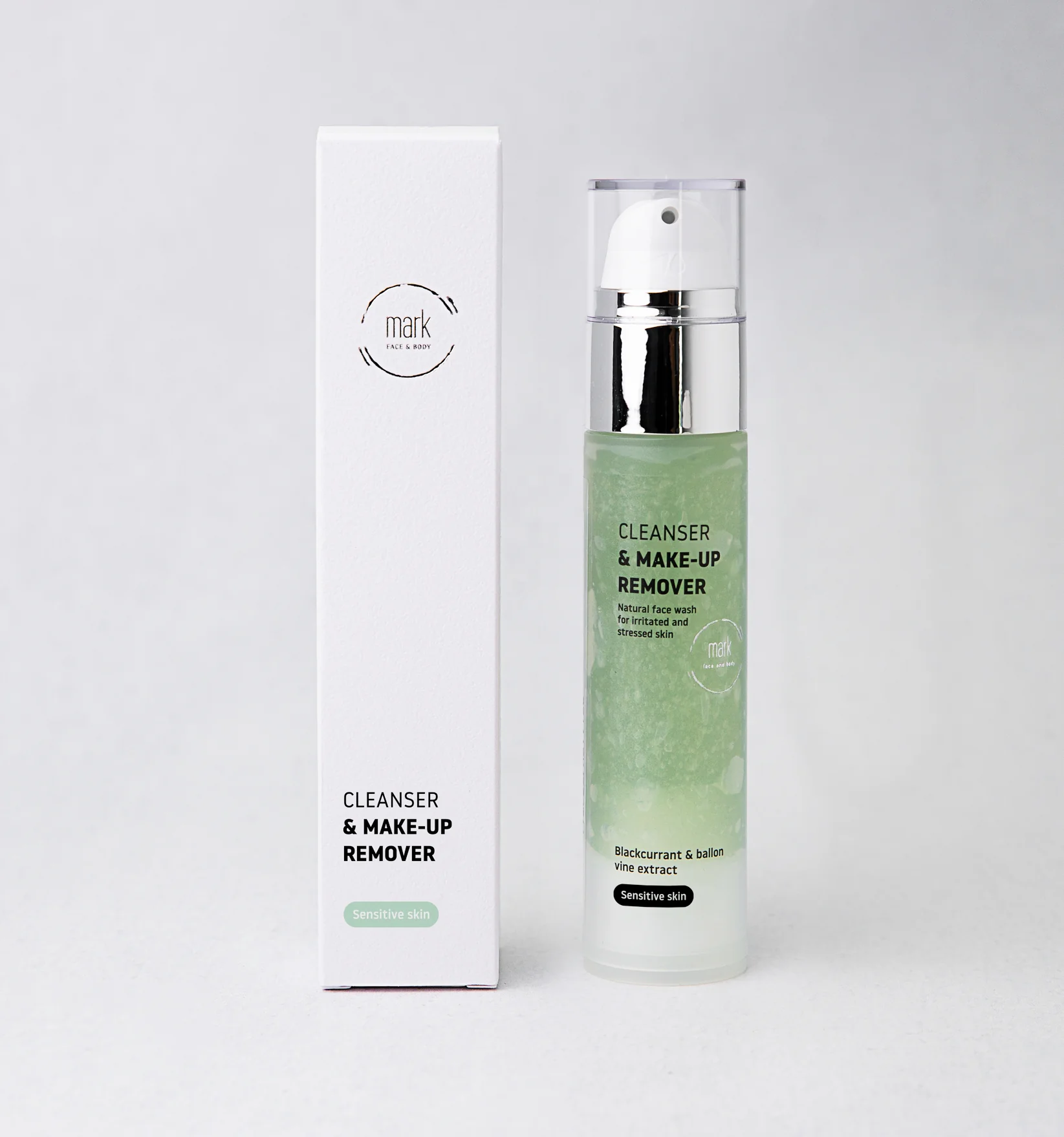 MARK CLEANSER & MAKE-UP REMOVER pro citlivou a namáhanou pleť (50ml)