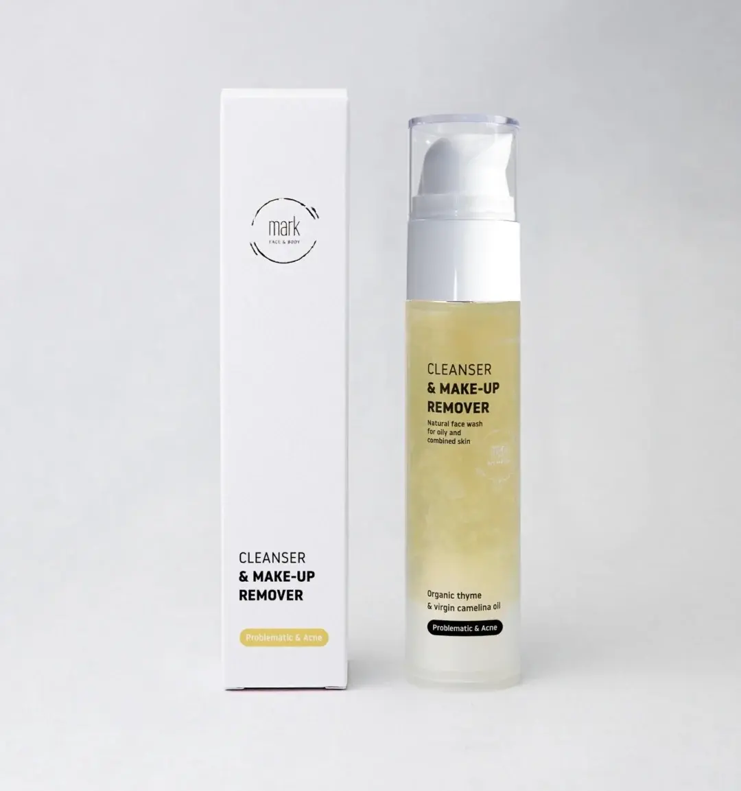 MARK CLEANSER & MAKE-UP REMOVER na aknózní pleť (50ml)