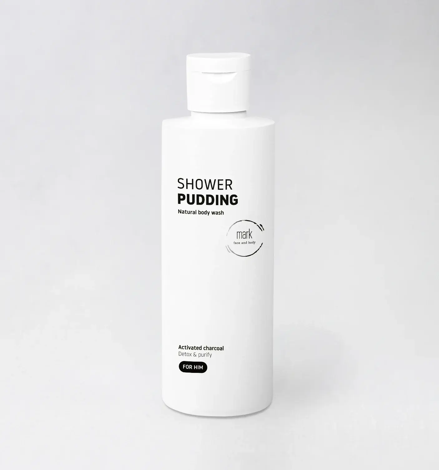 MARK Shower pudding for HIM - s aktivním uhlím (200ml)