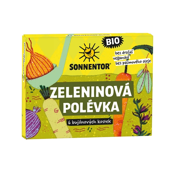 SONNENTOR Zeleninová polévka - bujón (6x10g)