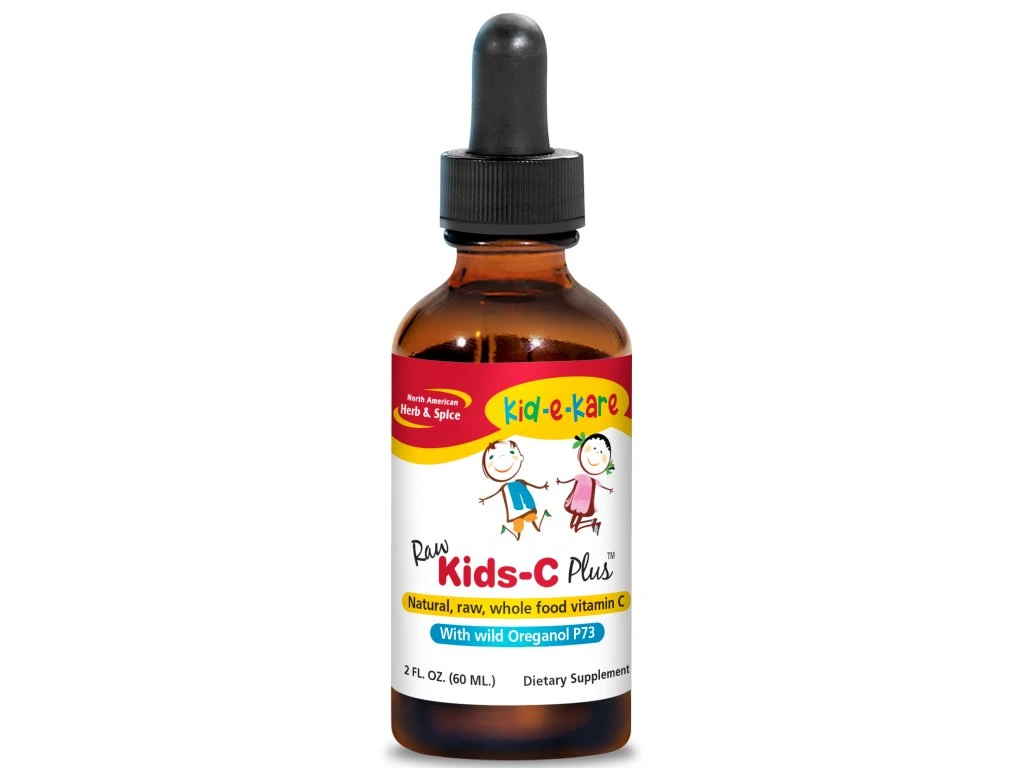 NORTH AMERICAN HERB & SPICE - Micelizovaný vitamín C (nejen) pro děti s pomerančovou příchutí - Kids-C Plus (60ml)