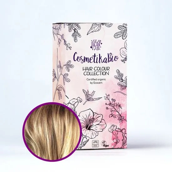 Cosmetikabio 100 % přírodní Barva na vlasy Pšeničná blond (100g)