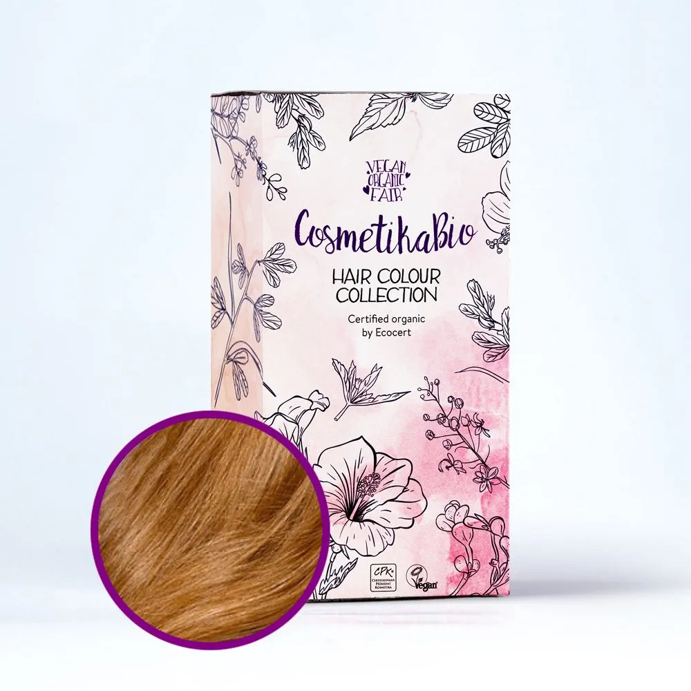 Cosmetikabio 100 % přírodní Barva na vlasy Jahodová blond (100g)