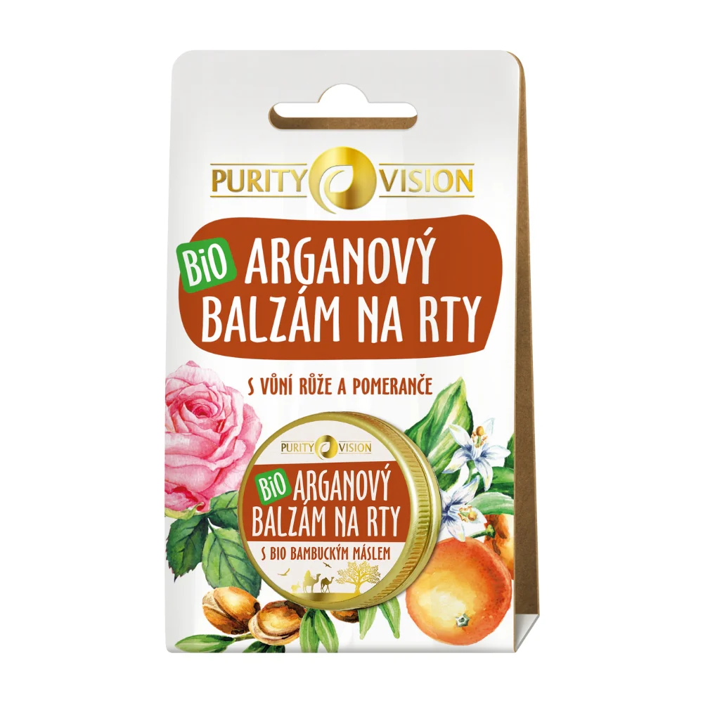 PURITY VISION Bio Arganový balzám na rty (12ml)