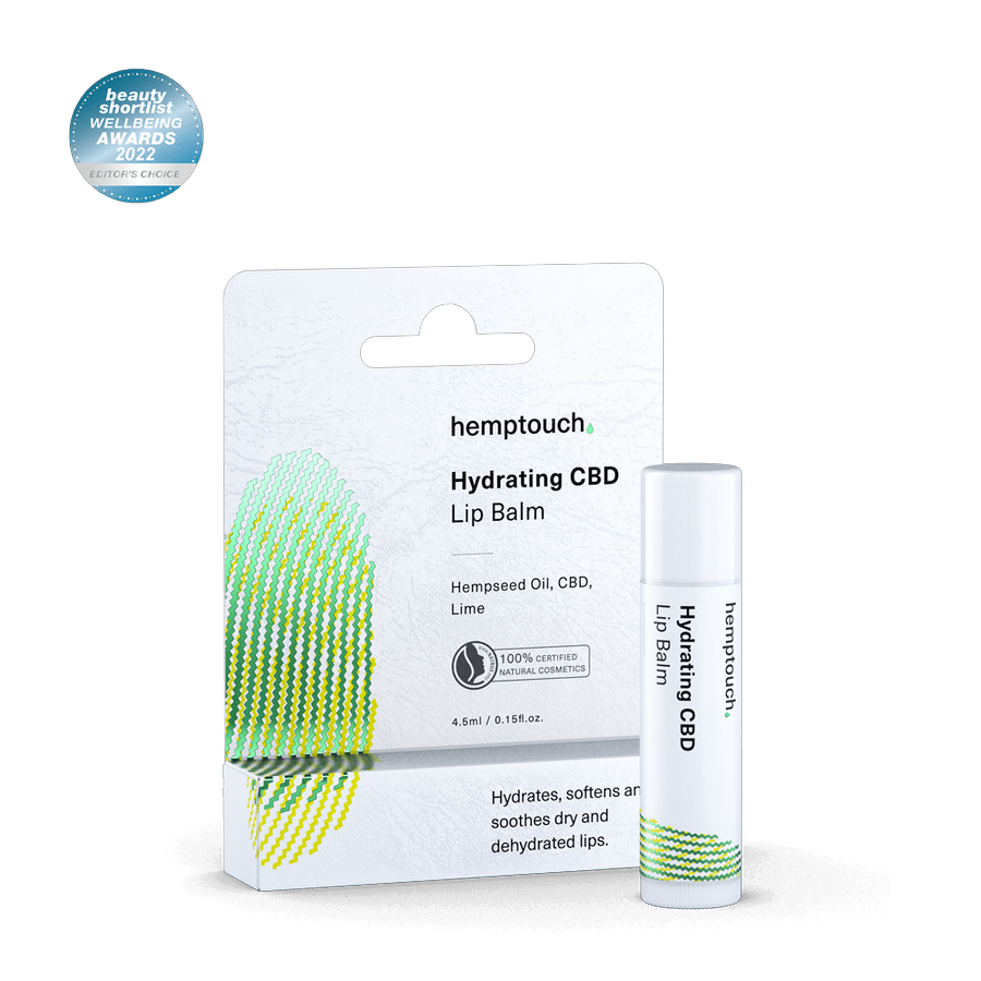 HEMPTOUCH Hydratační balzám na rty s limetkou (4,5ml)