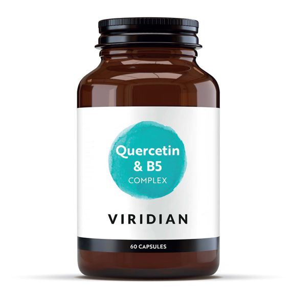 VIRIDIAN NUTRITION Quercetin B5 Plus Complex (60 kapslí)