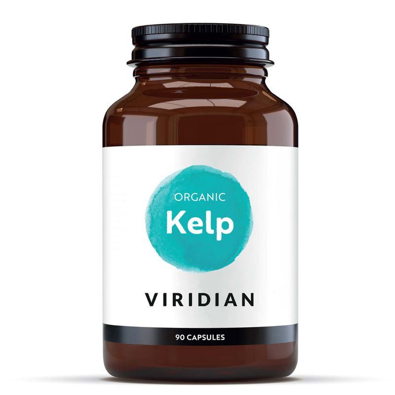 VIRIDIAN NUTRITION Kelp Organic - Zdroj jódu (90 kapslí)