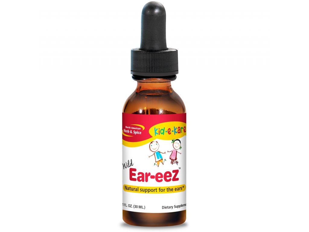 NORTH AMERICAN HERB & SPICE - Bylinné kapky proti bolesti uší (nejen) pro děti - Eear-EEZ (30ml)