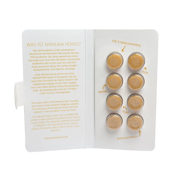SONNENTOR Manuka pastilky BIO (8 pastilek)