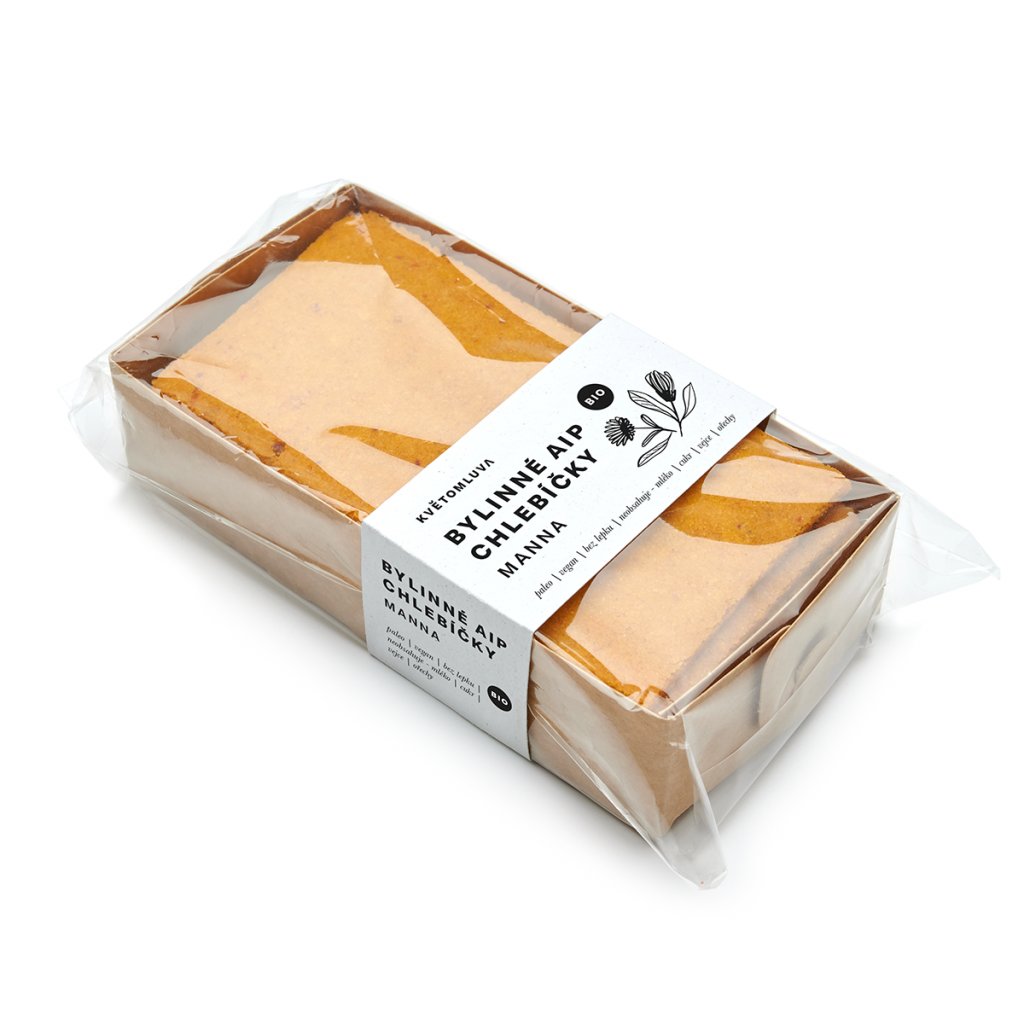 KVĚTOMLUVA Bylinné chlebíčky MANNA BIO (100g)