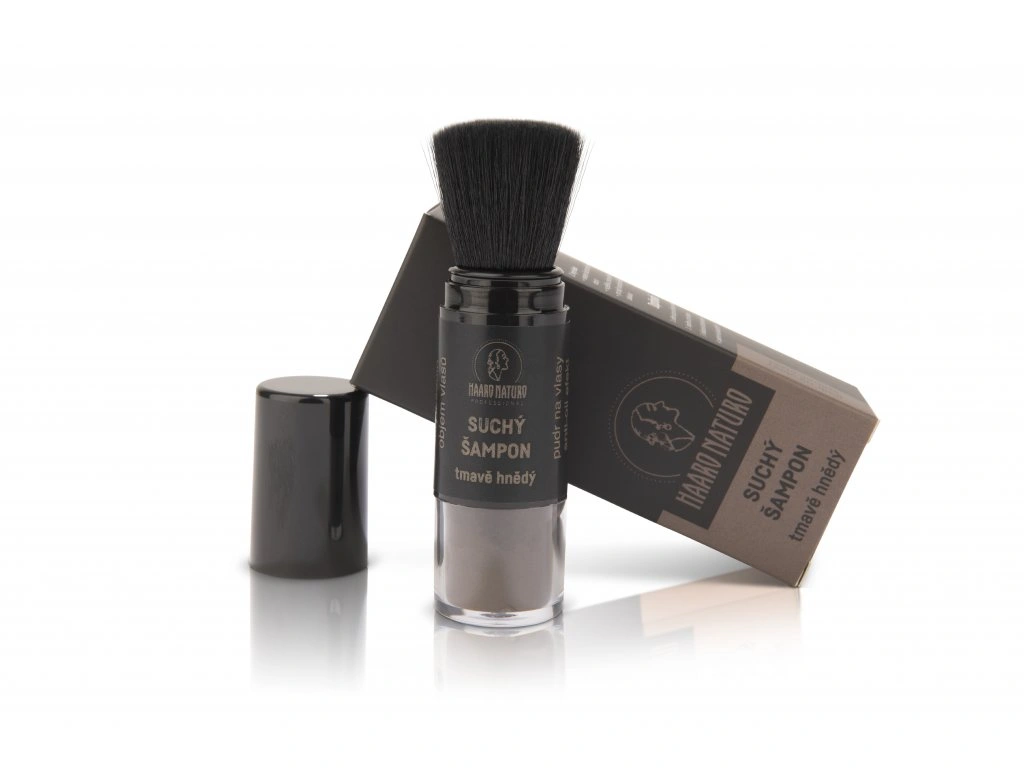 HAARO NATURO Suchý šampon TMAVĚ HNĚDÝ