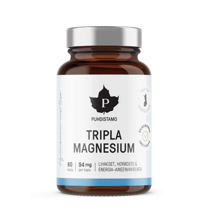 Puhdistamo Triple Magnesium (60 kapslí)