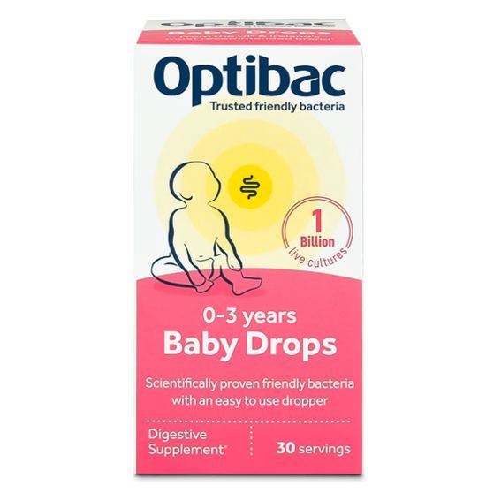 OPTIBAC Baby Drops - Probiotika pro děti v kapkách (10ml)