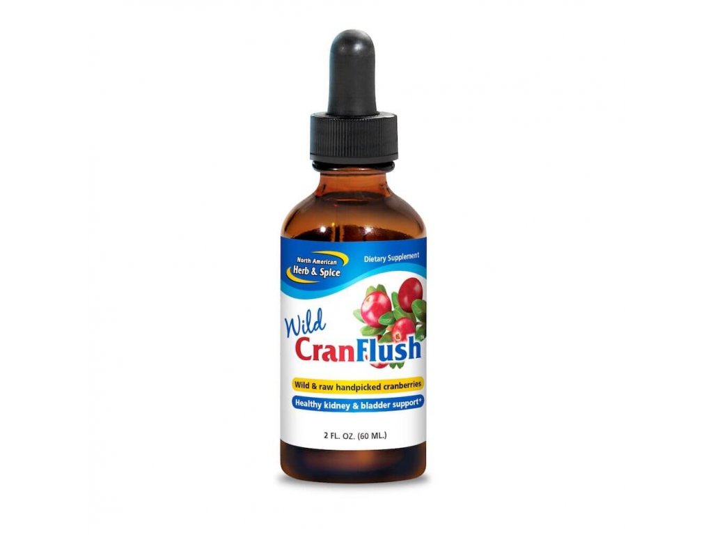 NORTH AMERICAN HERB & SPICE - Extrakt divoké brusinky – CranFLUSH (60ml)