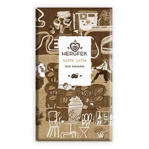 Herůfek Čokoláda Caffè Latte 40% bílá čokoláda BIO (50g)