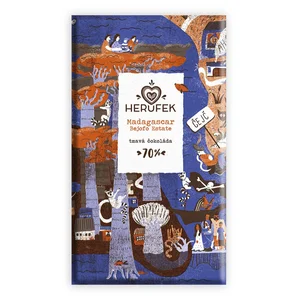 Herůfek Čokoláda tmavá 70% single origin Bejofo Estate BIO MADAGASCAR (50g)