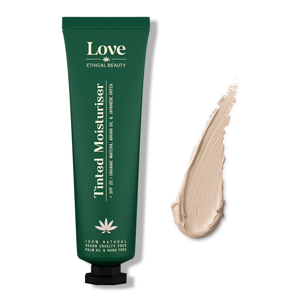 LOVE ETHICAL BEAUTY Tónující hydratační krém s SPF 25 – Porcelain