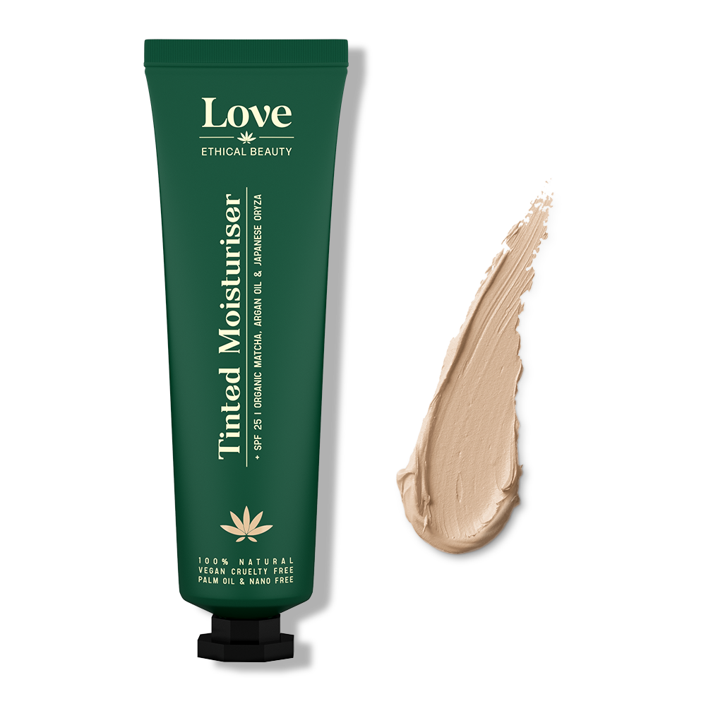 LOVE ETHICAL BEAUTY Tónující hydratační krém s SPF 25 – Medium