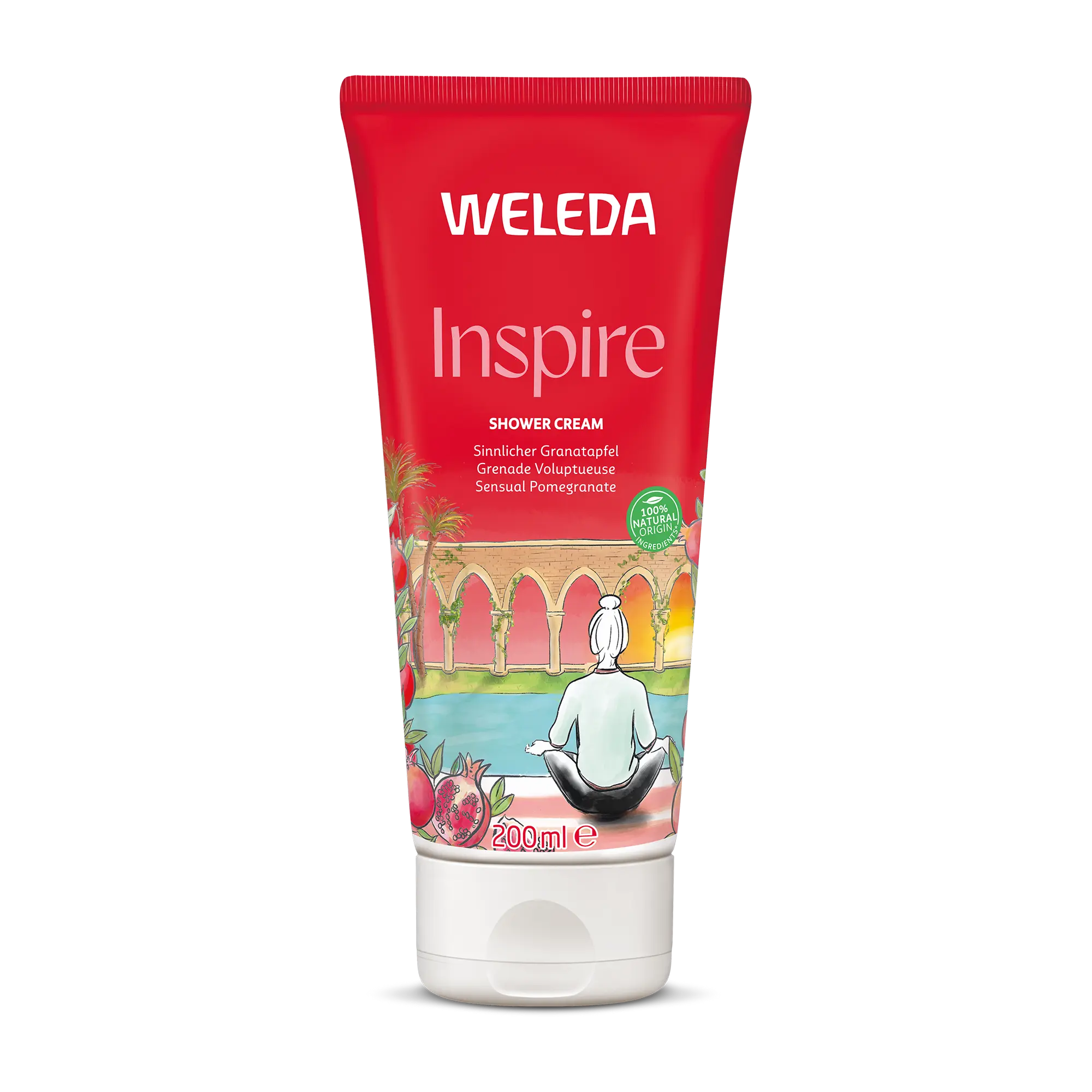 WELEDA INSPIRE Granátové jablko sprchový krém (200ml)