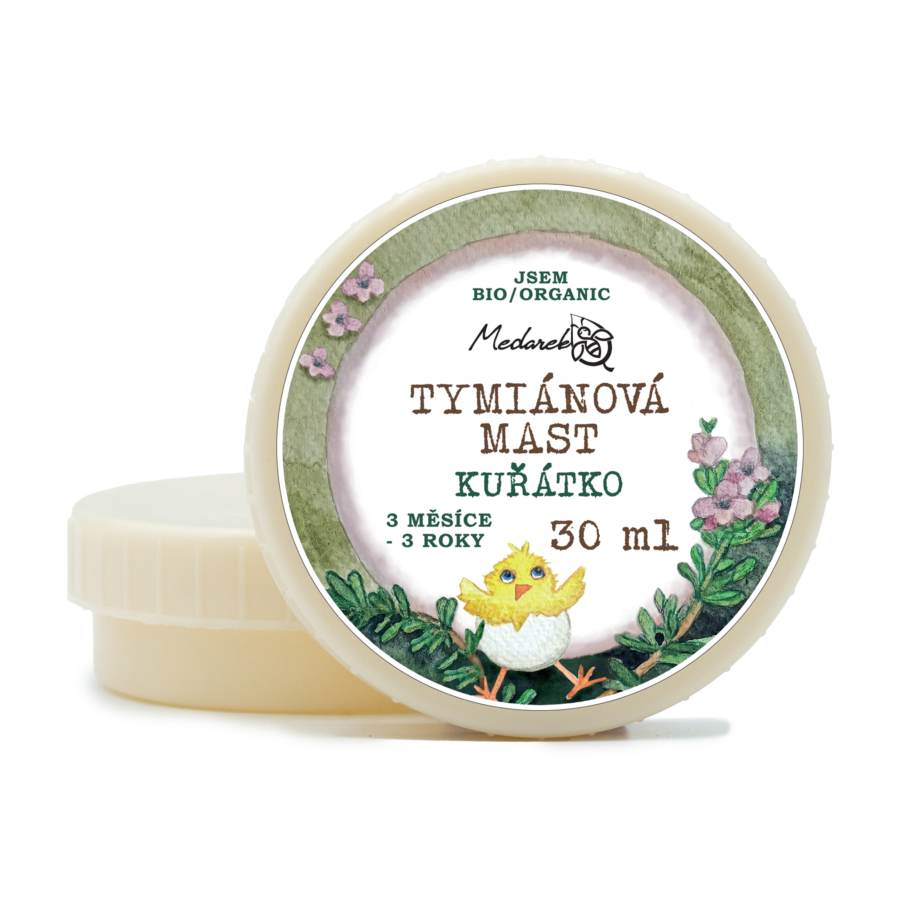 MEDAREK Tymiánová mast Kuřátko (30ml)