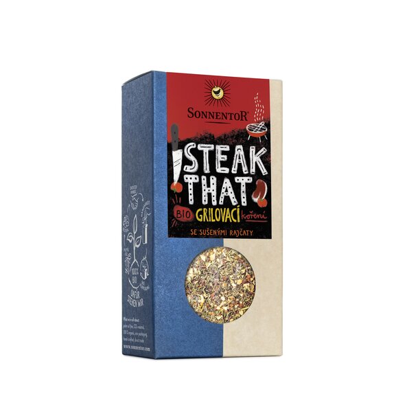 SONNENTOR Steak That - grilovací koření (50g krabička)