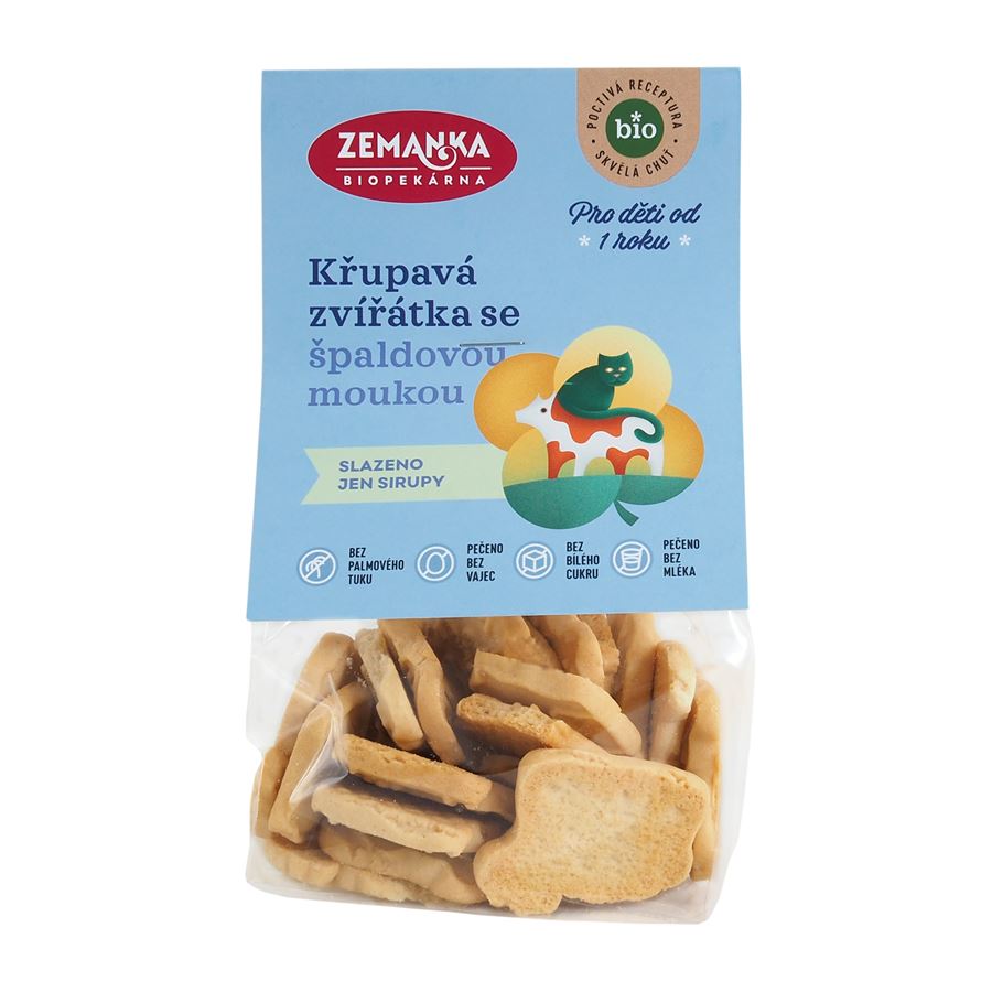 ZEMANKA Špaldová bio zvířátka (100g)