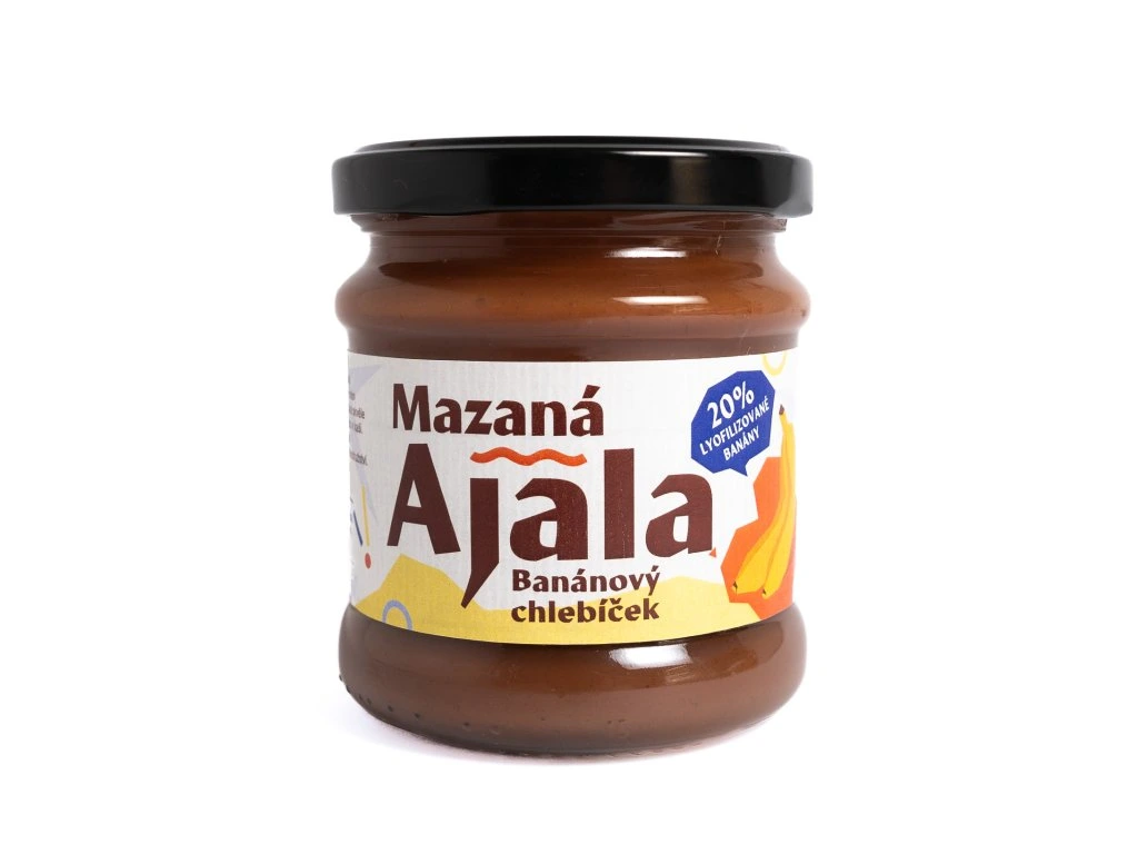 AJALA CHOCOLATE Banánový chlebíček 20% Banánů (180g) - EXPIRACE 05/26 - SLEVA 15%