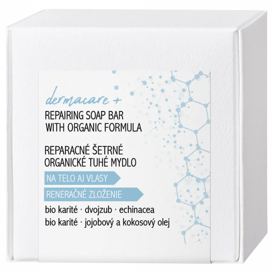 Soaphoria DERMACARE+ Reparační organické tuhé mýdlo pro účinnou relipidaci  (150g)