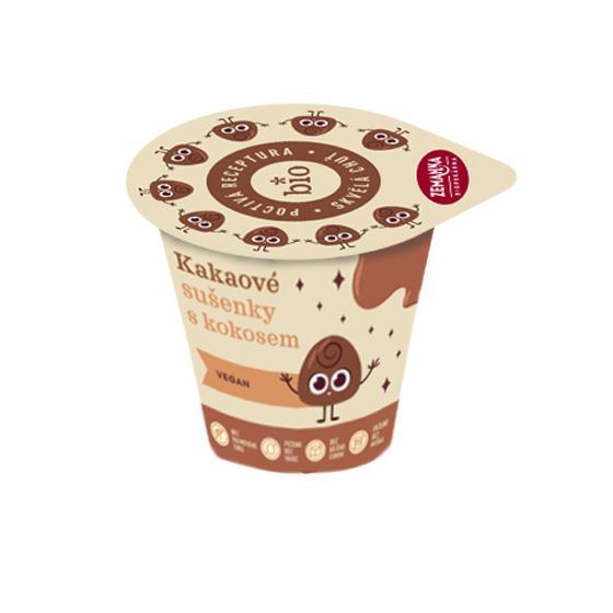 ZEMANKA Kakaové bio sušenky (60g kelímek)
