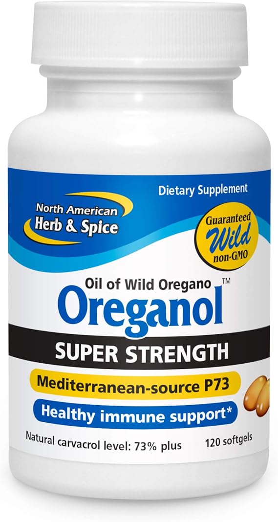 NORTH AMERICAN HERB & SPICE Oreganol P73 - Super Strength (60 kapslí)