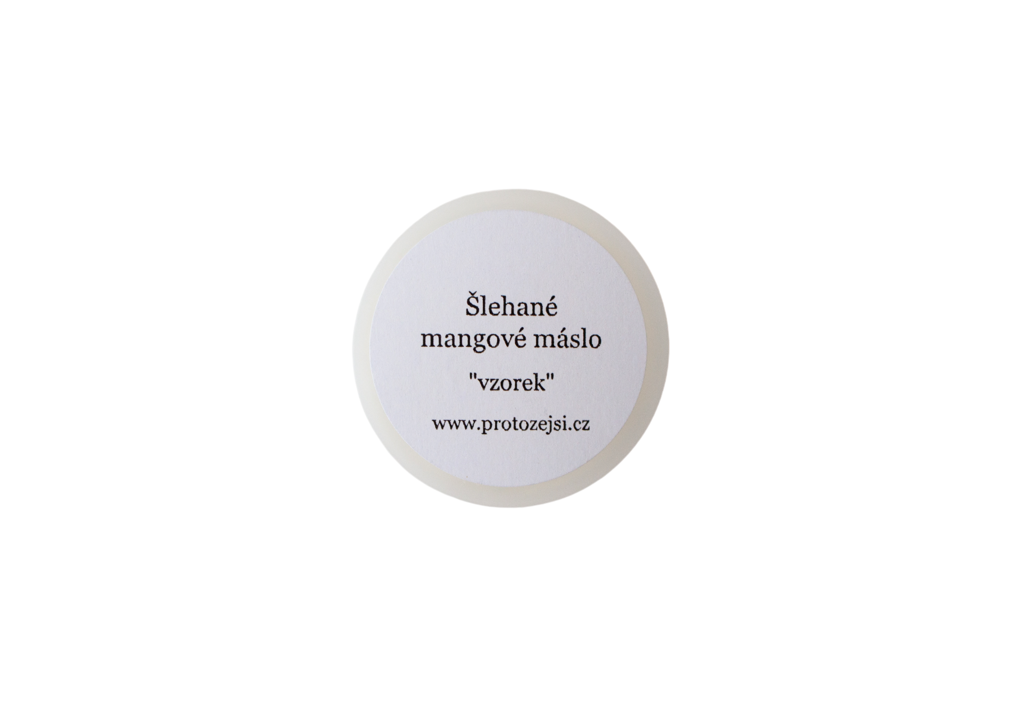 PROTOŽE JSI Šlehané mangové máslo (vzorek) - (K OBJEDNÁVCE NAD 2500KČ)