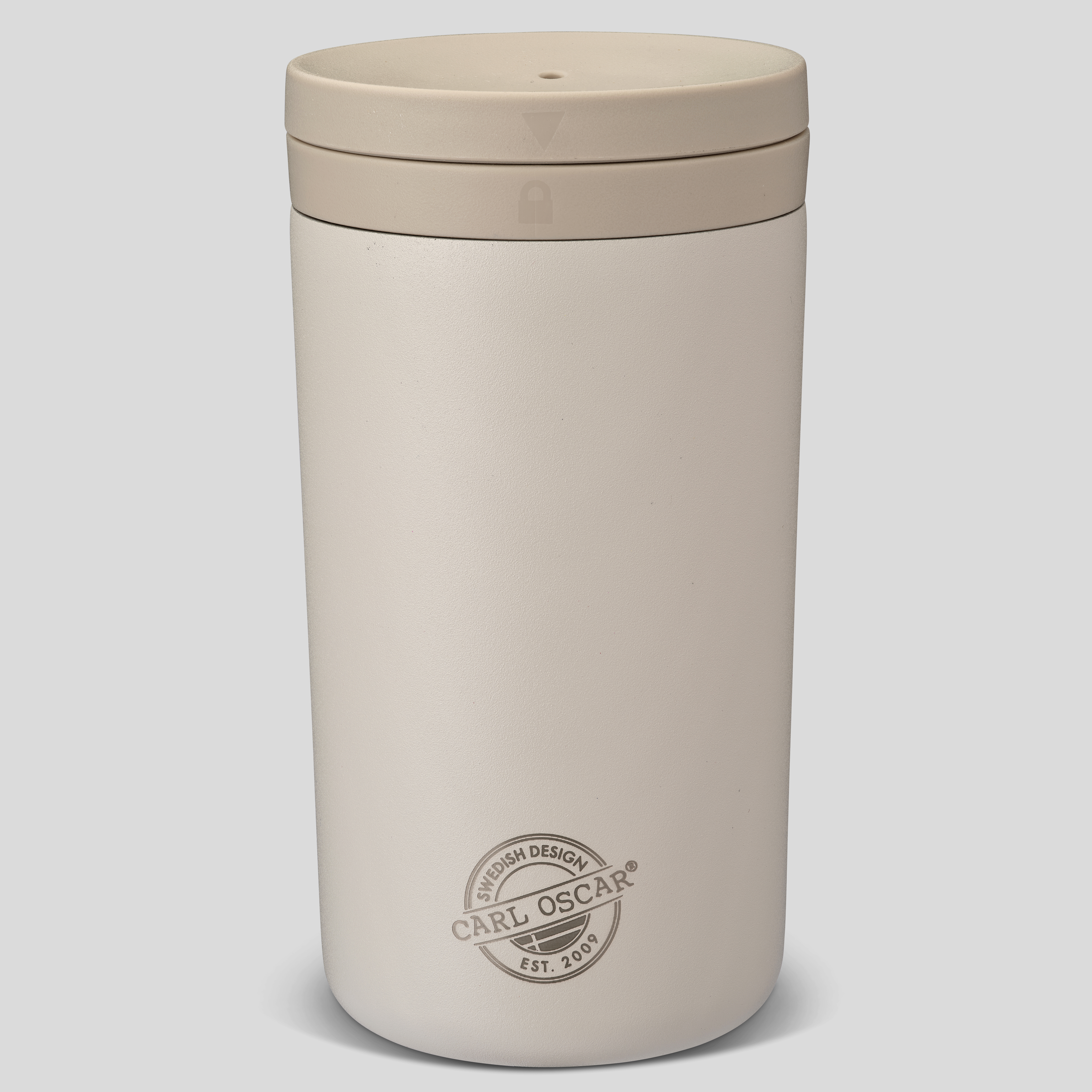 CARL OSCAR Twist n' Sip TEMPCup™ Nerezový termohrnek 0,35l šedý