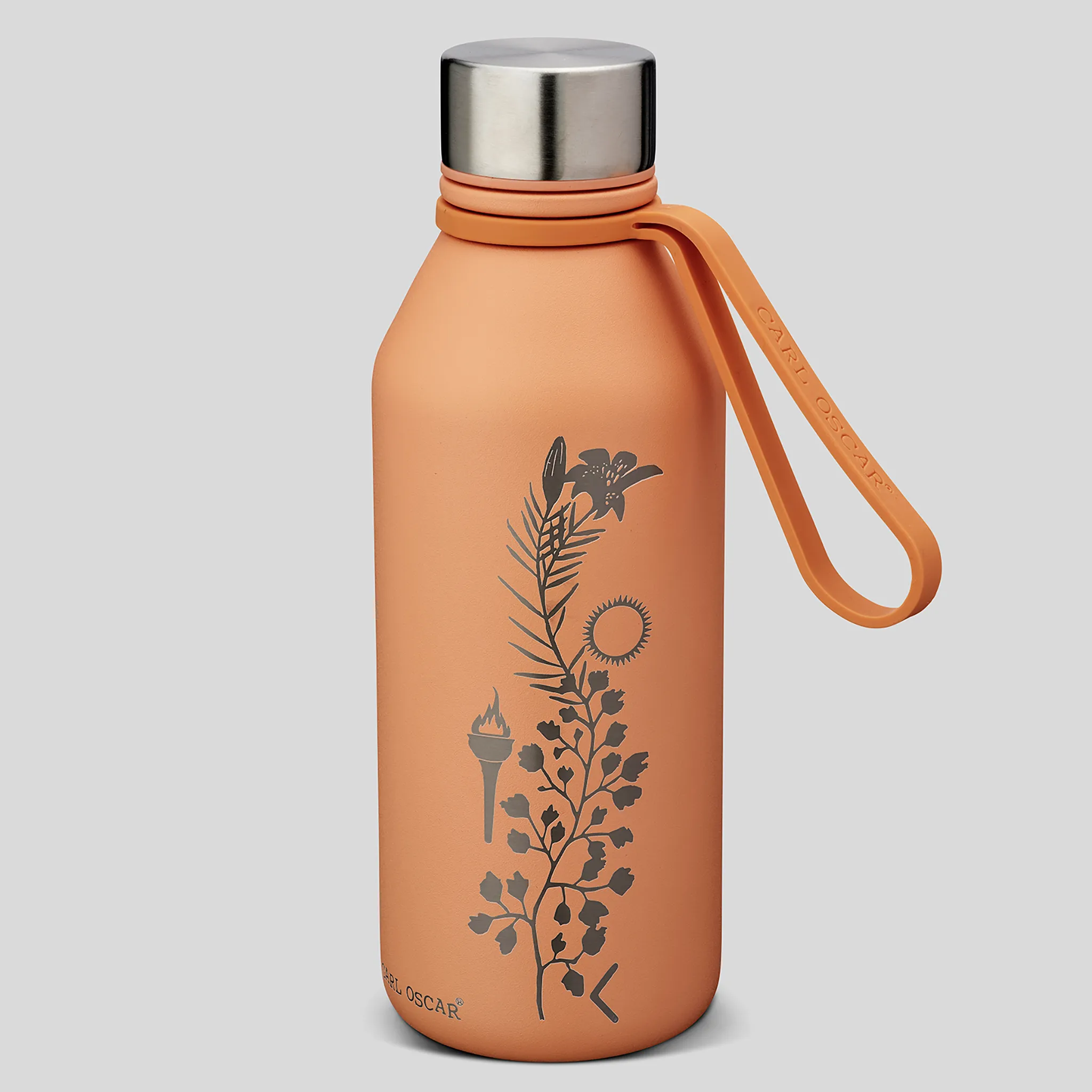 CARL OSCAR Spirit TEMPflask™ Nerezová termoláhev 0,5l (Spirit - oranžová)