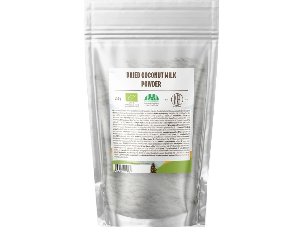 BrainMax Pure Kokosové mléko BIO prášek (250g)