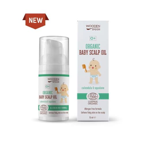 WOODEN SPOON Organický olej na dětskou pokožku hlavy Wooden Spoon (15ml)