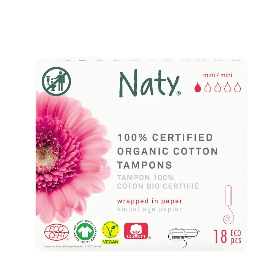 NATY Dámské ECO tampóny - MINI (18ks)
